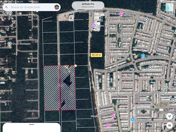 Terreno SM 333 POLIGONO sur Cancun