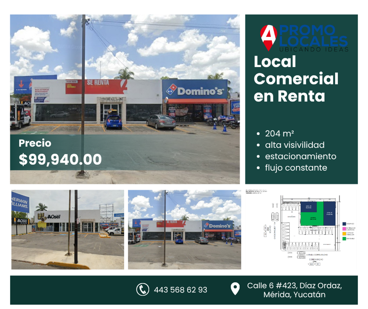 Local en renta en Diaz Ordaz, Mérida — foto 1 de 4