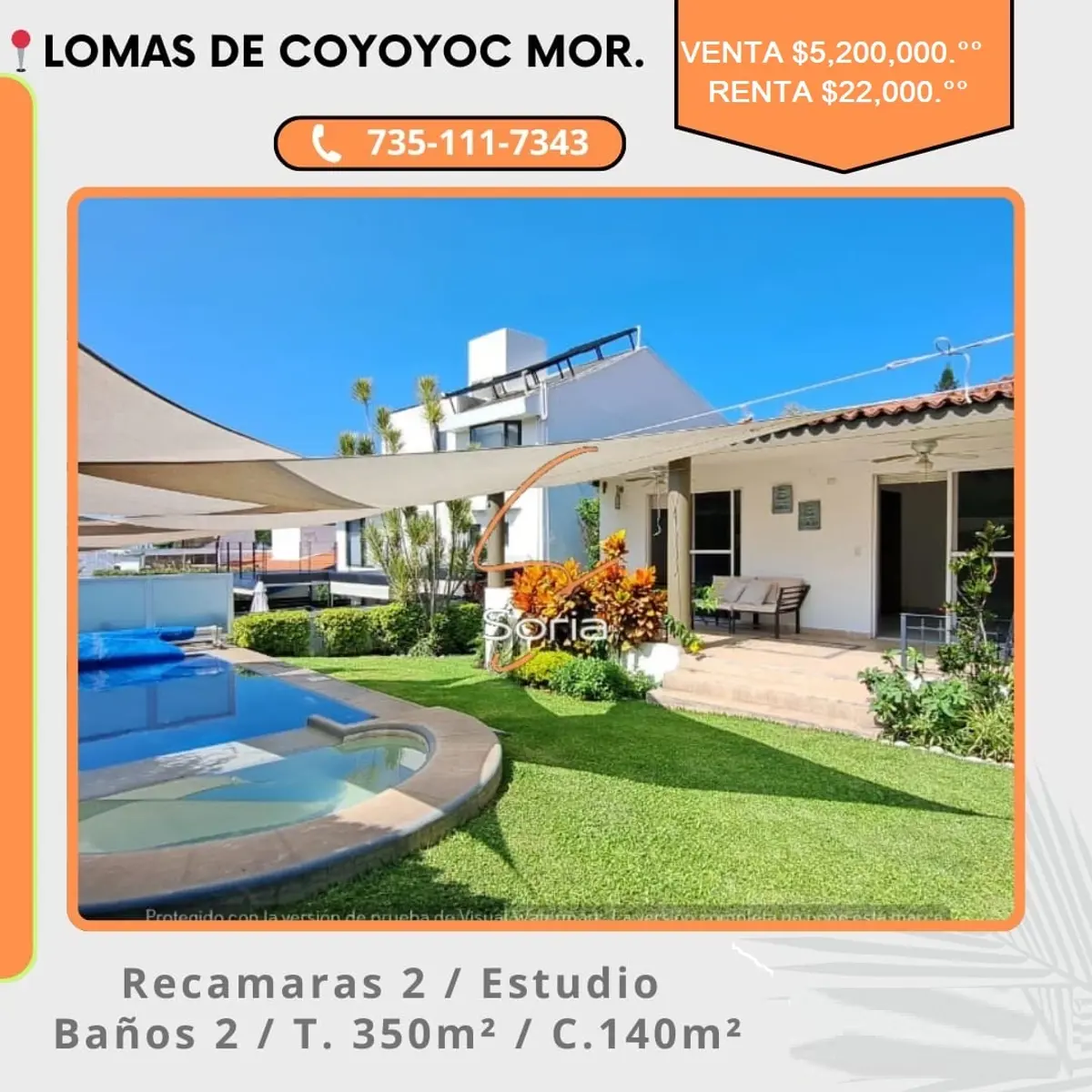 Casa en renta en Lomas de Cocoyoc, Atlatlahucan — foto 1 de 45