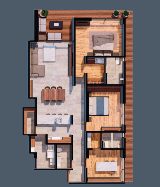 Departamento en venta en Lomas del Predregal, San Luis Potosí — foto 3 de 3