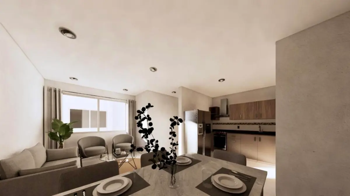 Vista 2 de Departamento en PB con Terraza: Cómodo, Privado y Refugio de Paz.