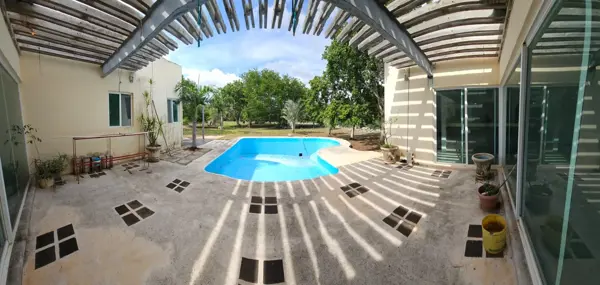 Terreno en Venta  30 X 71  Con Casa en San Diego Cutz, Chablekal – Conkal  Yucatän.