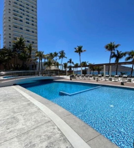 Departamento frente al Mar en Mazatlán, Zona Dorada