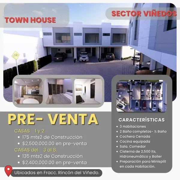 Preventa Departamentos Viñedos
