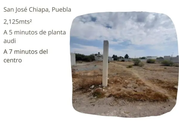 Terreno en venta en San José de Chiapa, San José Chiapa — foto 2 de 7