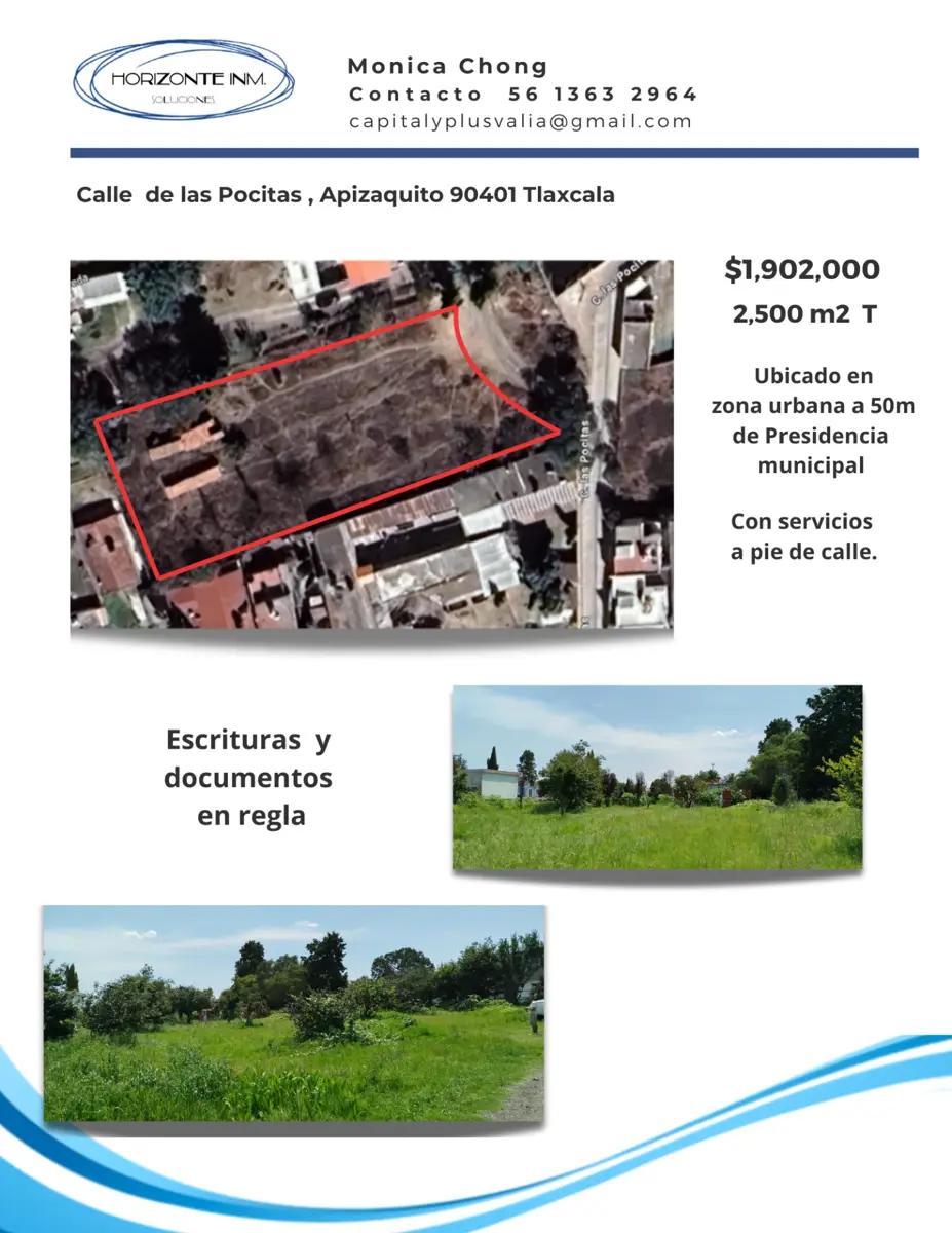 Terreno en venta en San Luis Apizaquito, Apizaco — foto 1 de 7