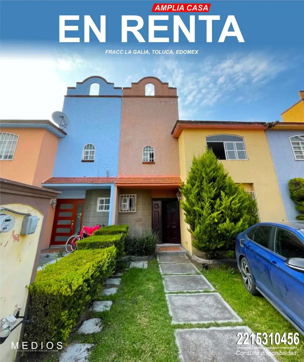 Casa en renta en Hacienda La Galia, Toluca — foto 1 de 15
