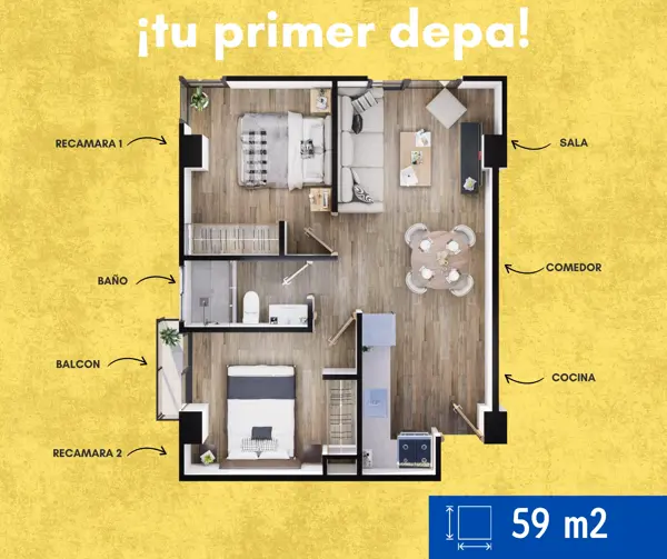 Departamento en venta en Río Tijuana 3ra. Etapa, Tijuana — foto 3 de 6