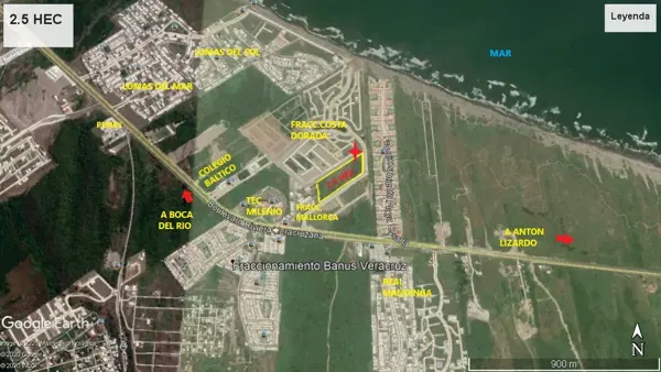 Atencion Inversionistas 2.5 Hectareas en Riviera Veracruzana