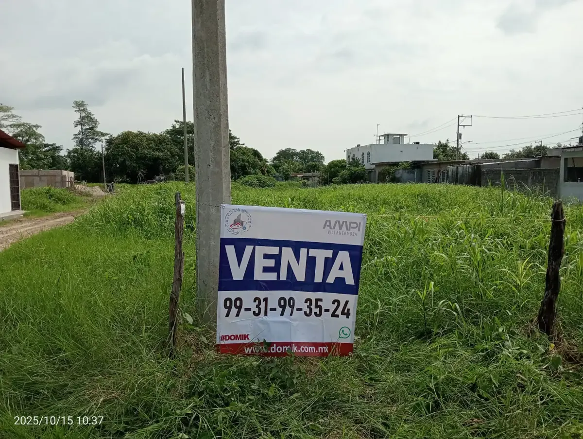 Terreno en venta en La Candelaria, Jalpa de Méndez — foto 1 de 2