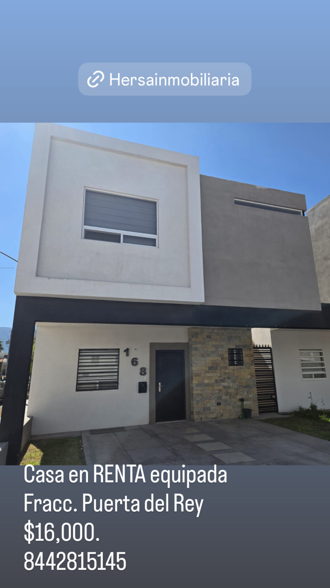 Casa en renta en Puerta del Rey, Saltillo — foto 1 de 26