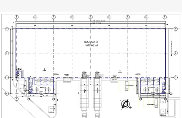Bodega industrial en renta de 1800 m² con oficinas y rampas en Arteaga Industrial Park