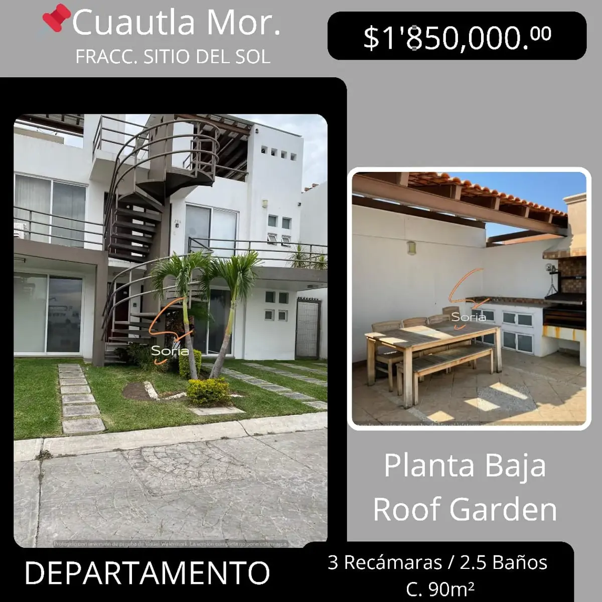 Departamento en venta en Sitio del Sol, Cuautla — foto 1 de 16