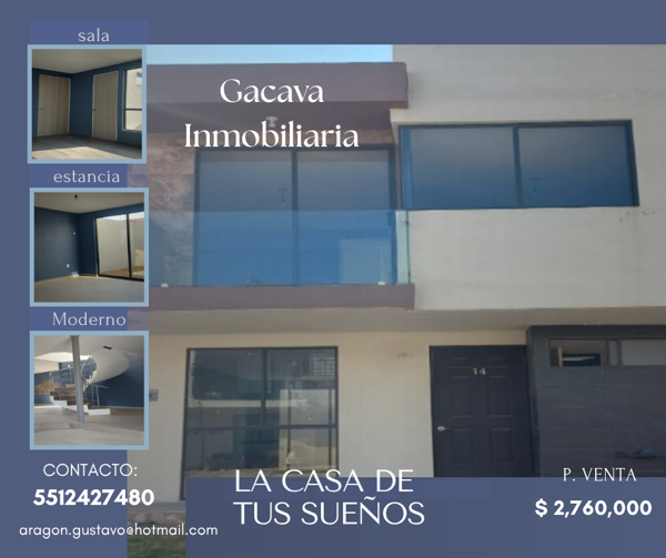 Casa En Venta En villas de Nextlalpan, México.022 GBL
