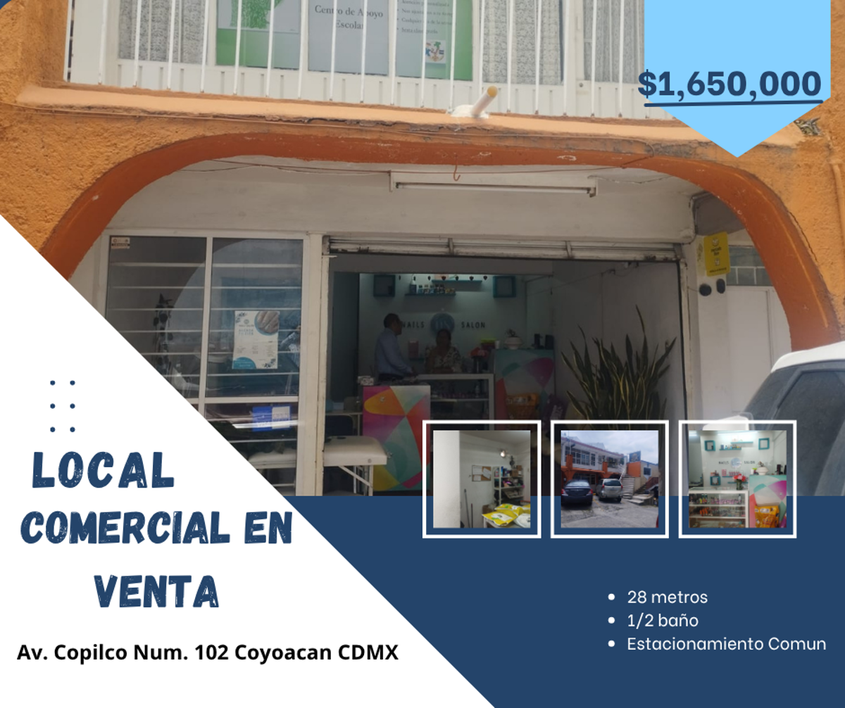 Local en venta en Copilco El Bajo, Coyoacán — foto 1 de 14