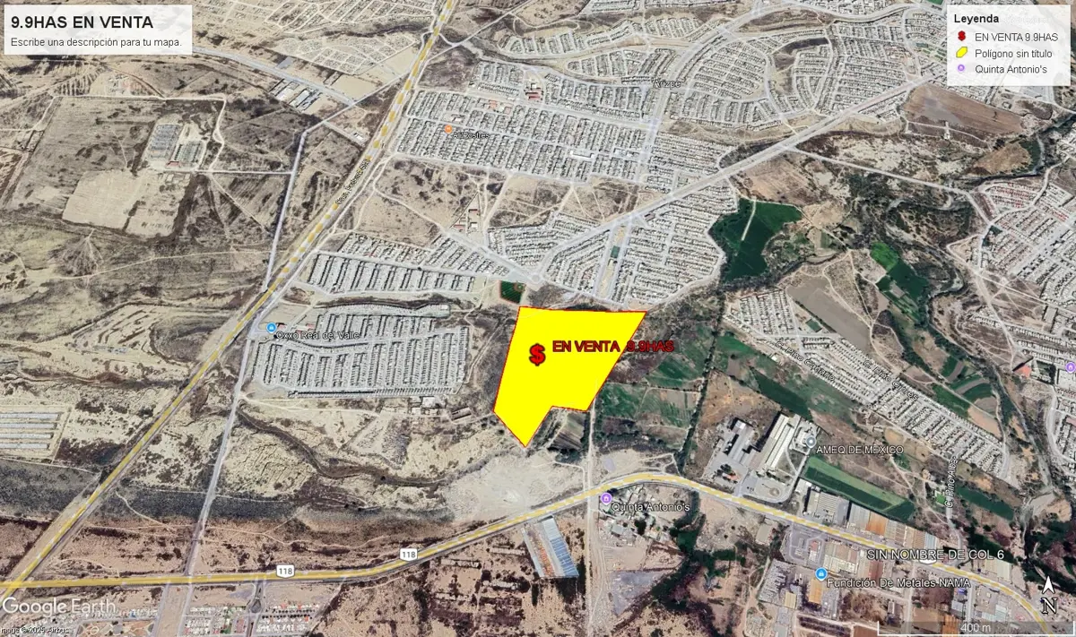 Terreno en venta en Parajes del Valle, Ramos Arizpe — foto 1 de 14