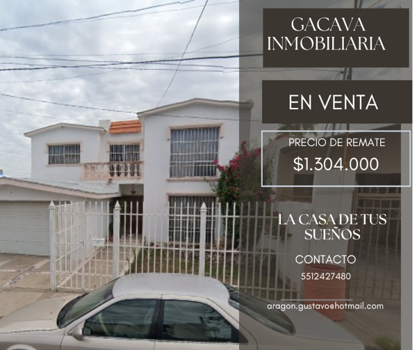 VENTA DE CASA REMATE EN CHIHUAHUA. 024 GBL VENTA DE CASA REMATE EN CHIHUAHUA. 024 GBL