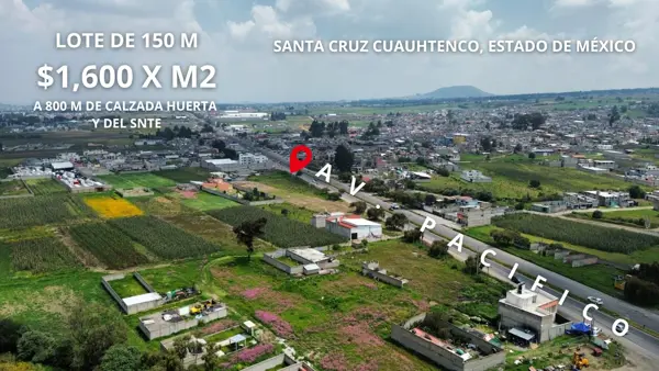 Terreno en venta en Santa Cruz Cuauhtenco, Zinacantepec — foto 3 de 5