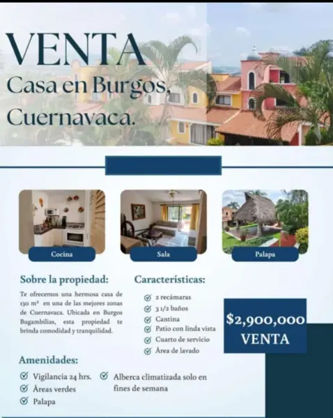 Casa en venta en Condominios Bugambilias, Cuernavaca — foto 2 de 2