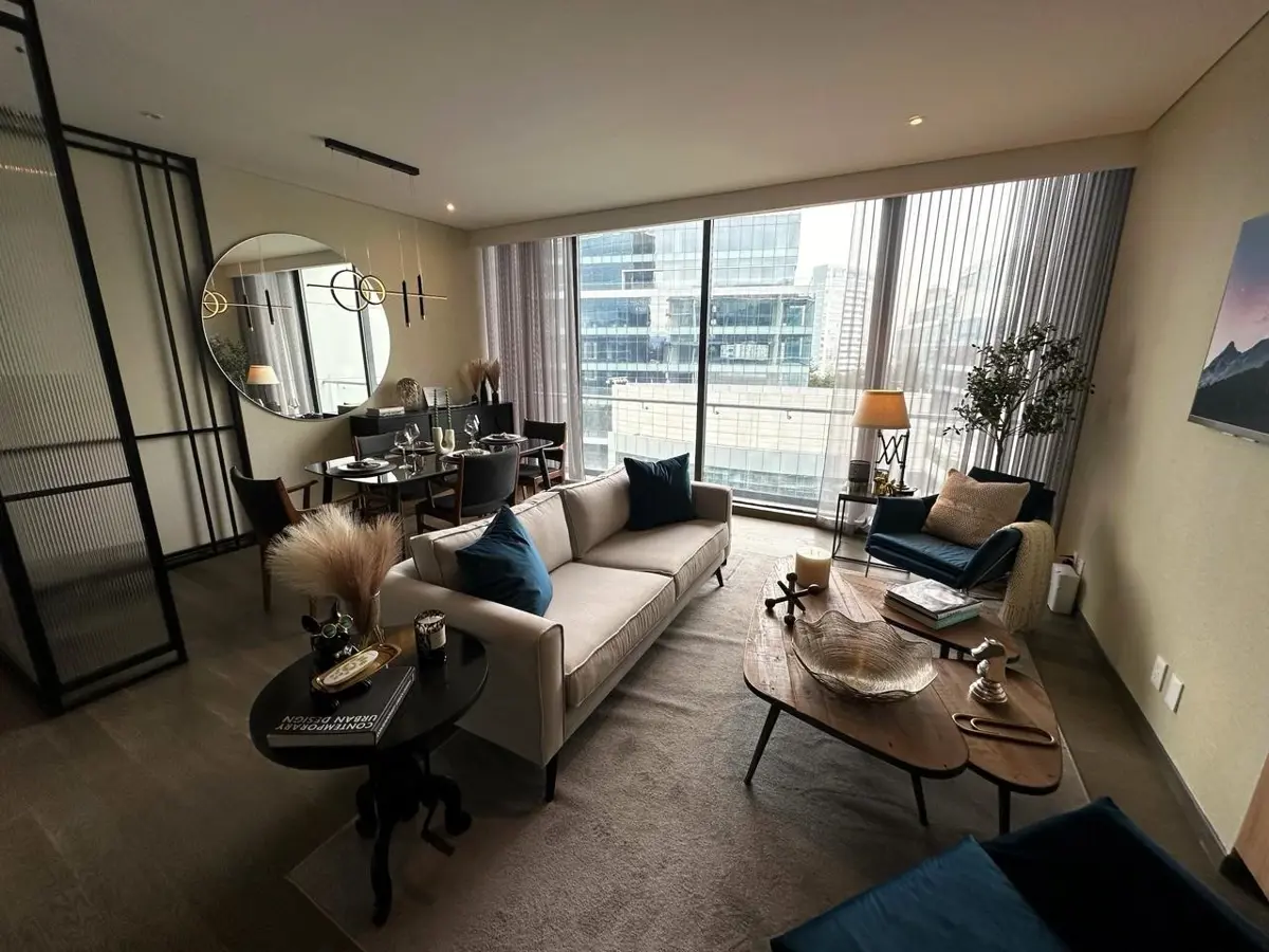 Vista 2 de Extraordinario Departamento de Lujo con 102.28m2, balcón de 9.8m2 y Amenidades Exclusivas.