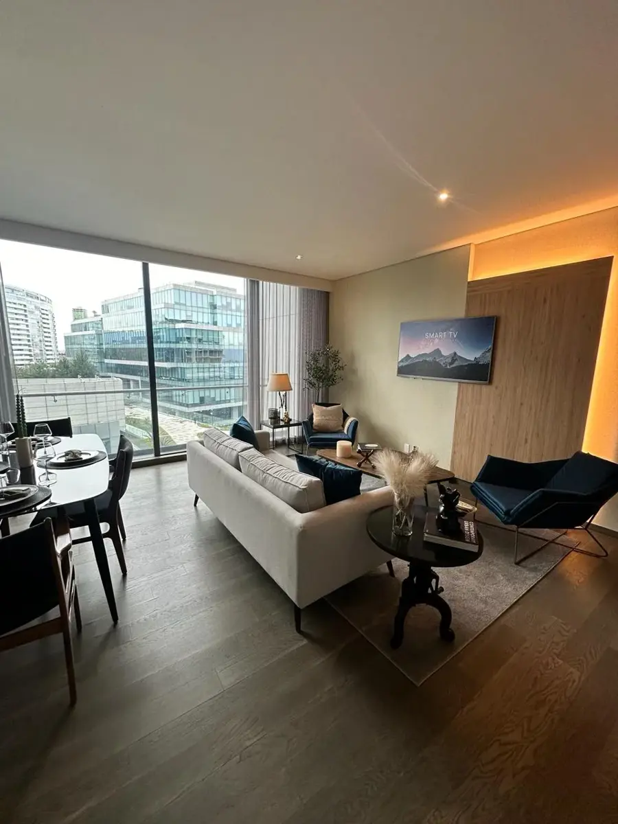 Vista 3 de Extraordinario Departamento de Lujo con 102.28m2, balcón de 9.8m2 y Amenidades Exclusivas.