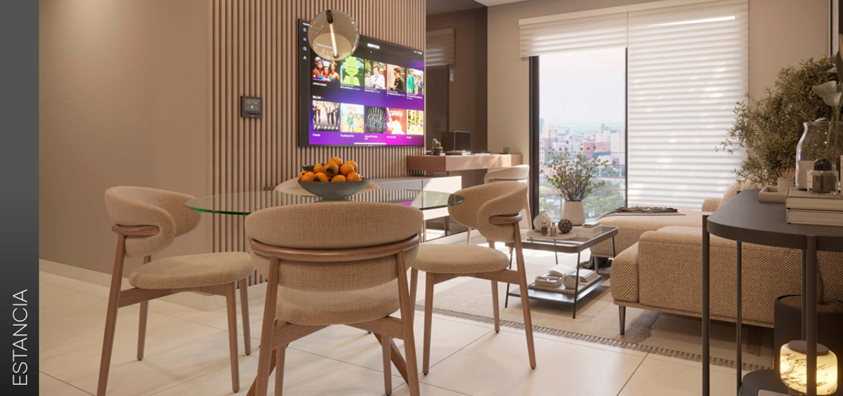 Vista principal de Apartamento en Venta con 3 Recámaras y Amenidades Exclusivas. Preventa a Finales 2026.