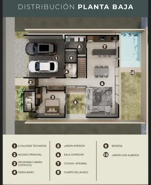 Casa en venta en Las Olas Residencial, Alvarado — foto 2 de 10