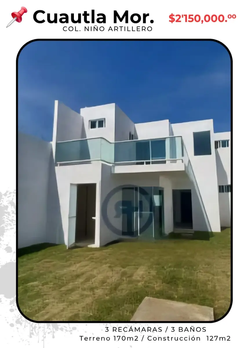 Casa en venta en Niño Artillero, Cuautla — foto 1 de 26