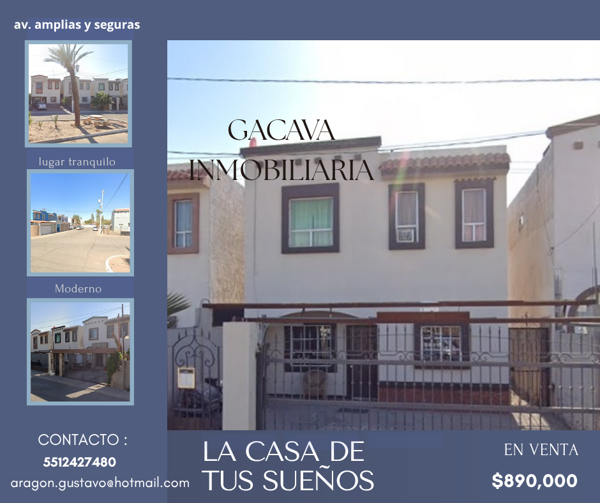 LA CASA DE TUS SUEÑOS EN MEXICALI B.C.! 030 GBL
