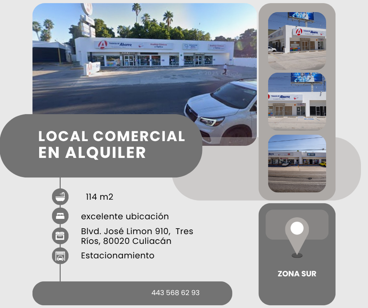 Local en renta en Tres Ríos, Culiacán — foto 1 de 3