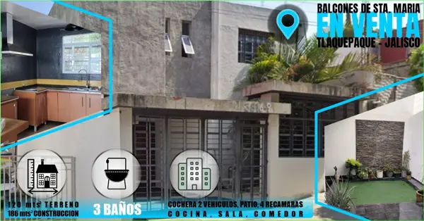 Casa en venta en Balcones de Santa Maria, San Pedro Tlaquepaque — foto 3 de 19