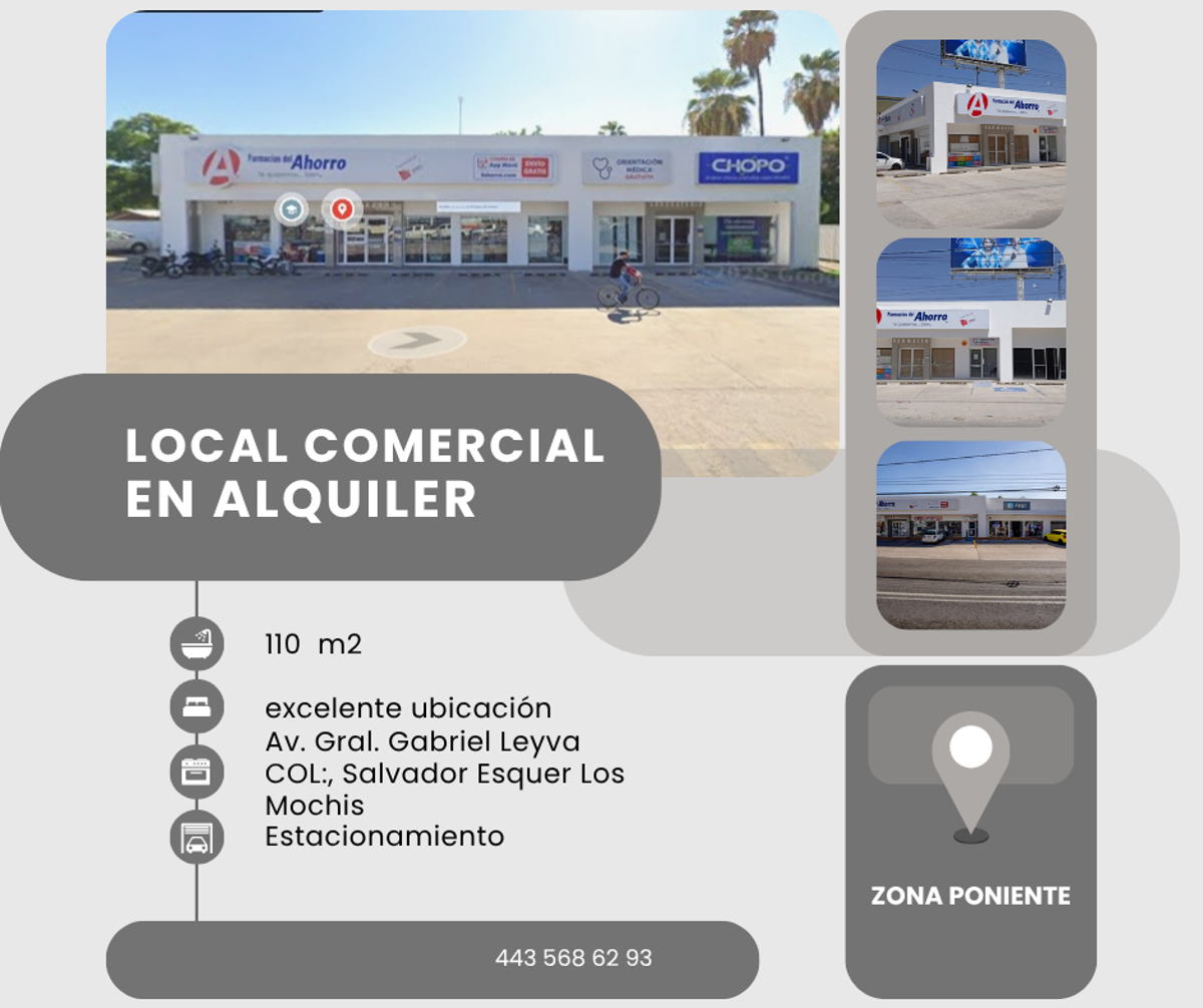 Local en renta en Salvador Esquer Apodaca, Ahome — foto 1 de 3
