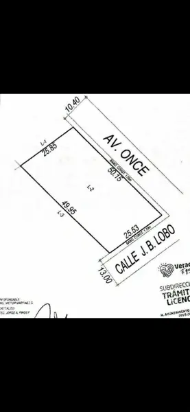 Terreno en venta en Pocitos y Rivera, Veracruz — foto 2 de 4