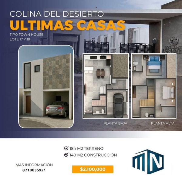Town Houses Sector Viñedos Colima del Desierto