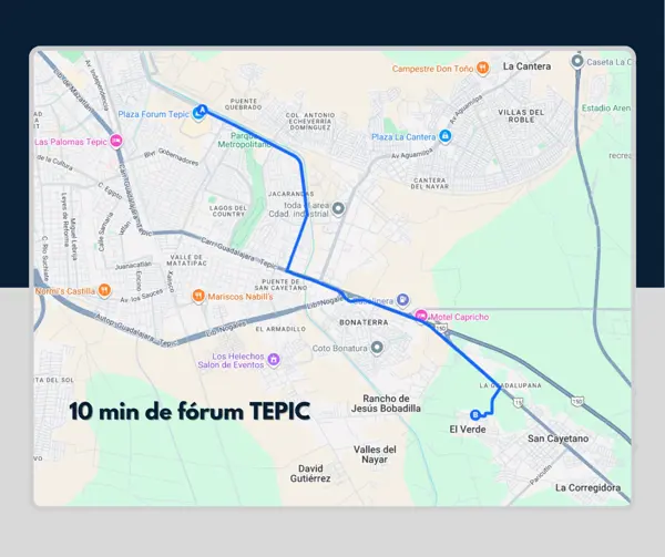 Terreno en venta en El Verde, Tepic — foto 3 de 7