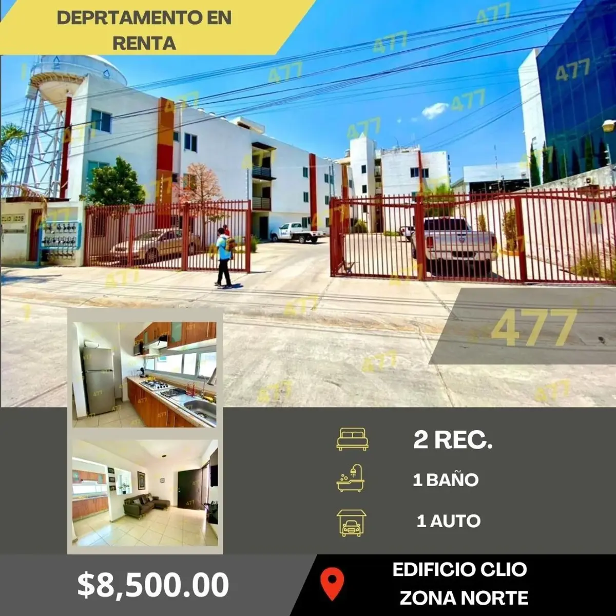 Departamento en renta en La Ermita, León — foto 1 de 14