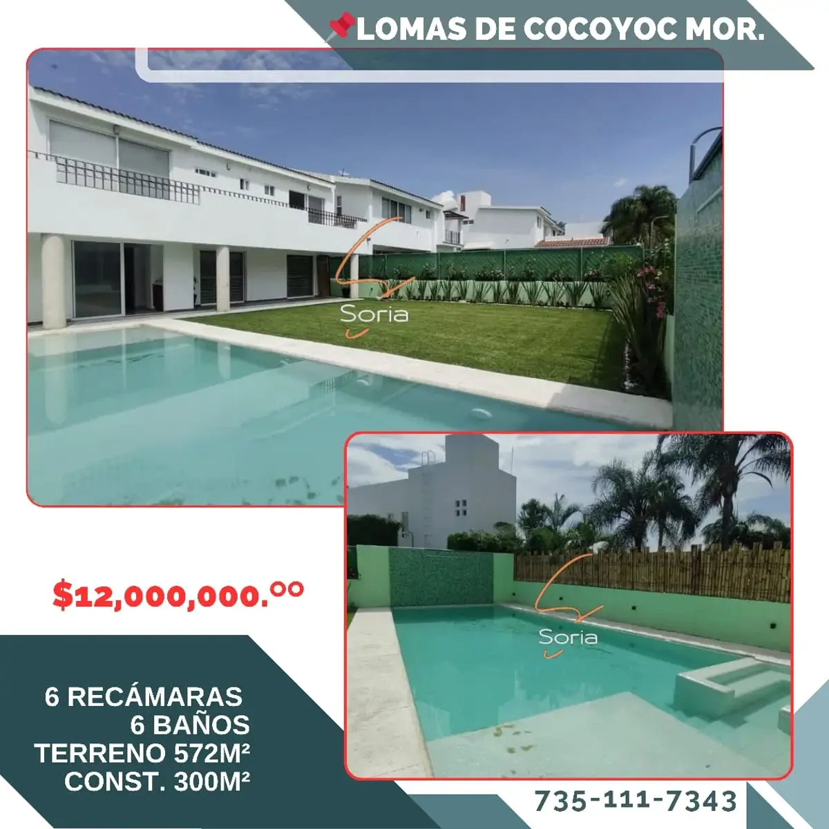 Casa en renta en Lomas de Cocoyoc, Atlatlahucan — foto 1 de 11