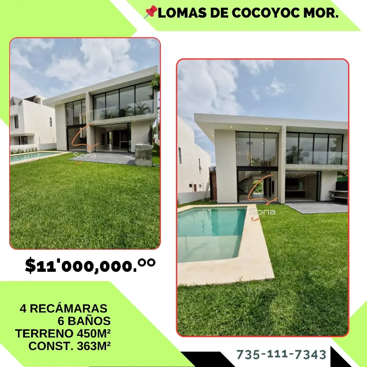 Casa en venta en Lomas de Cocoyoc, Atlatlahucan — foto 1 de 14