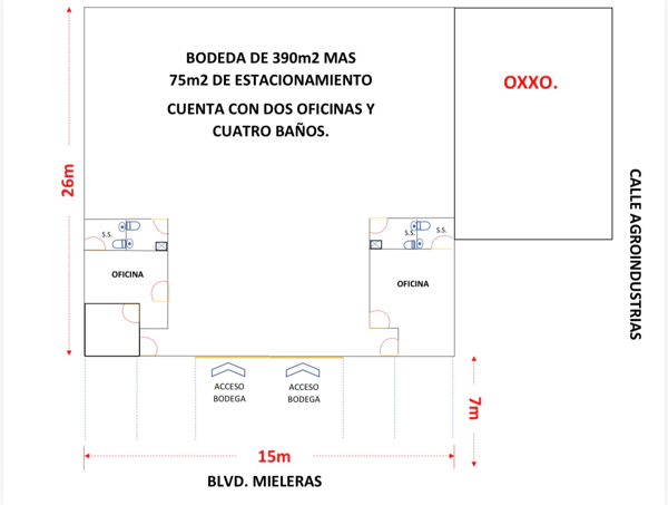 Bodega en renta en Mieleras, Torreón, Coahuila de Zaragoza
