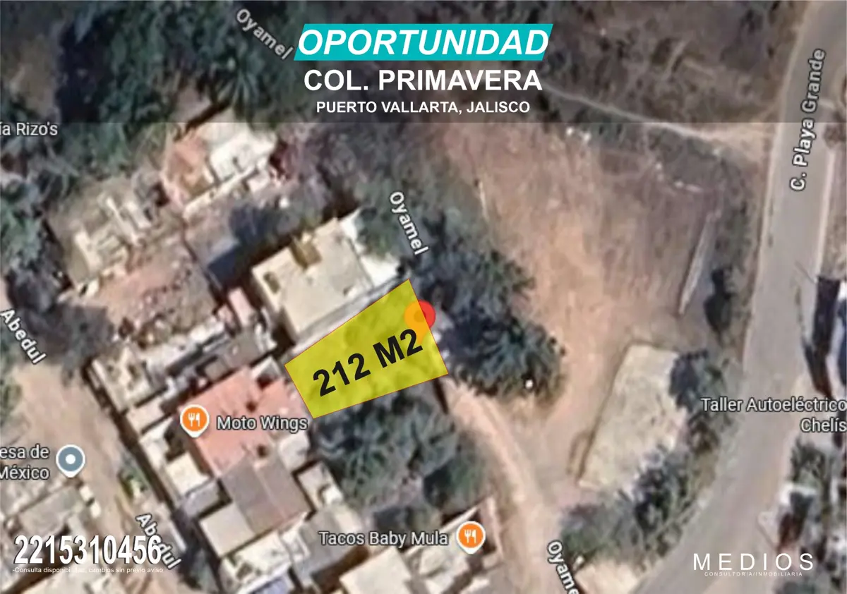Terreno en venta en La Primavera, Puerto Vallarta — foto 1 de 4