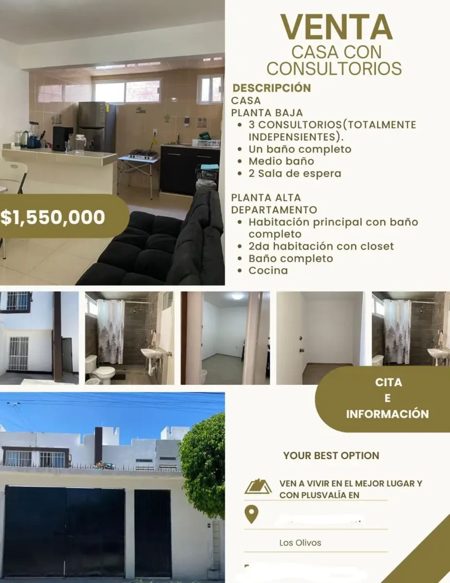 Casa en venta en Los Olivos Residencial, Celaya