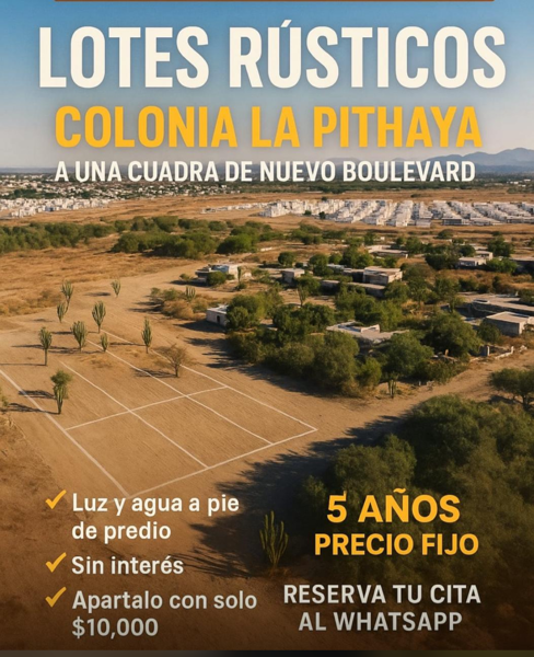 Terreno en venta en La Pitahaya, La Paz — foto 2 de 8