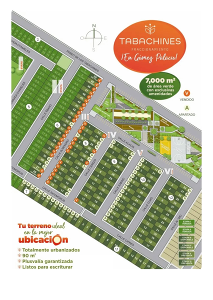Terreno en venta en Tabachines, Gómez Palacio — foto 3 de 6