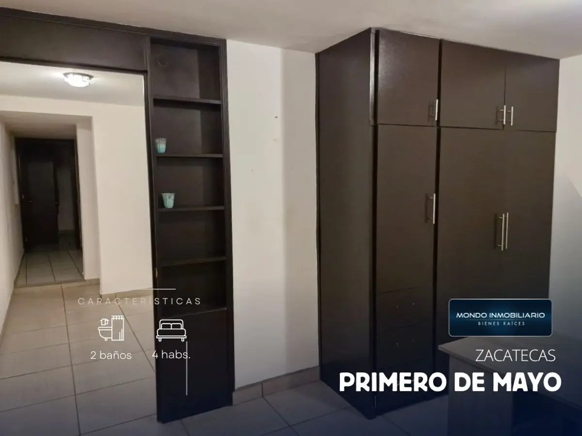 Vista 5 de CASA VENTA COLONIA PRIMERO DE MAYO GUADALUPE ZAC