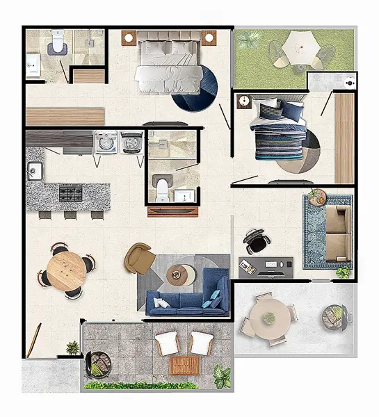 Departamento en venta en Zákia, El Marqués — foto 2 de 10
