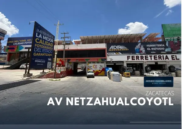 LOCAL COMERCIAL VENTA AV NETZAHUALCOYOTL ZACATECAS