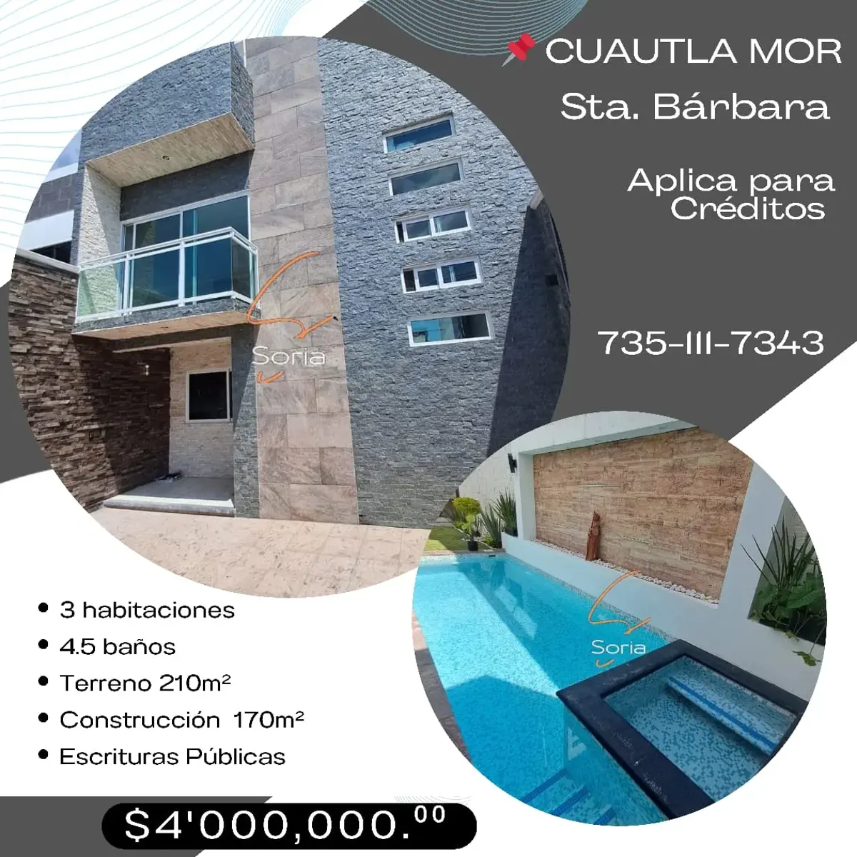 Casa en venta en Santa Barbara, Cuautla — foto 1 de 10