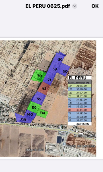 Terreno en venta en El Perú, Torreón — foto 2 de 4