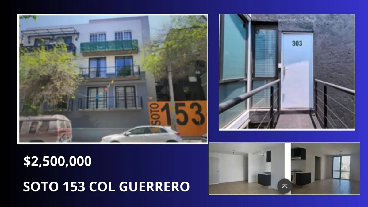 Departamento en venta en Guerrero, Cuauhtémoc — foto 1 de 15