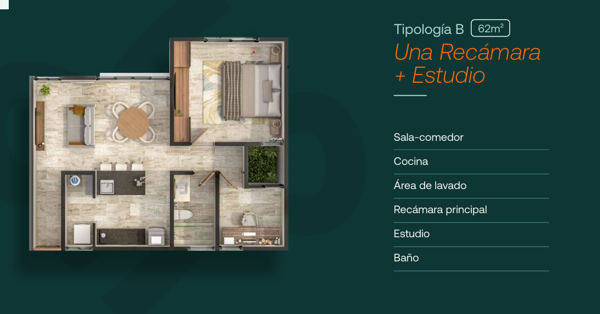 Departamento en venta en Chuburna de Hidalgo, Mérida — foto 2 de 12